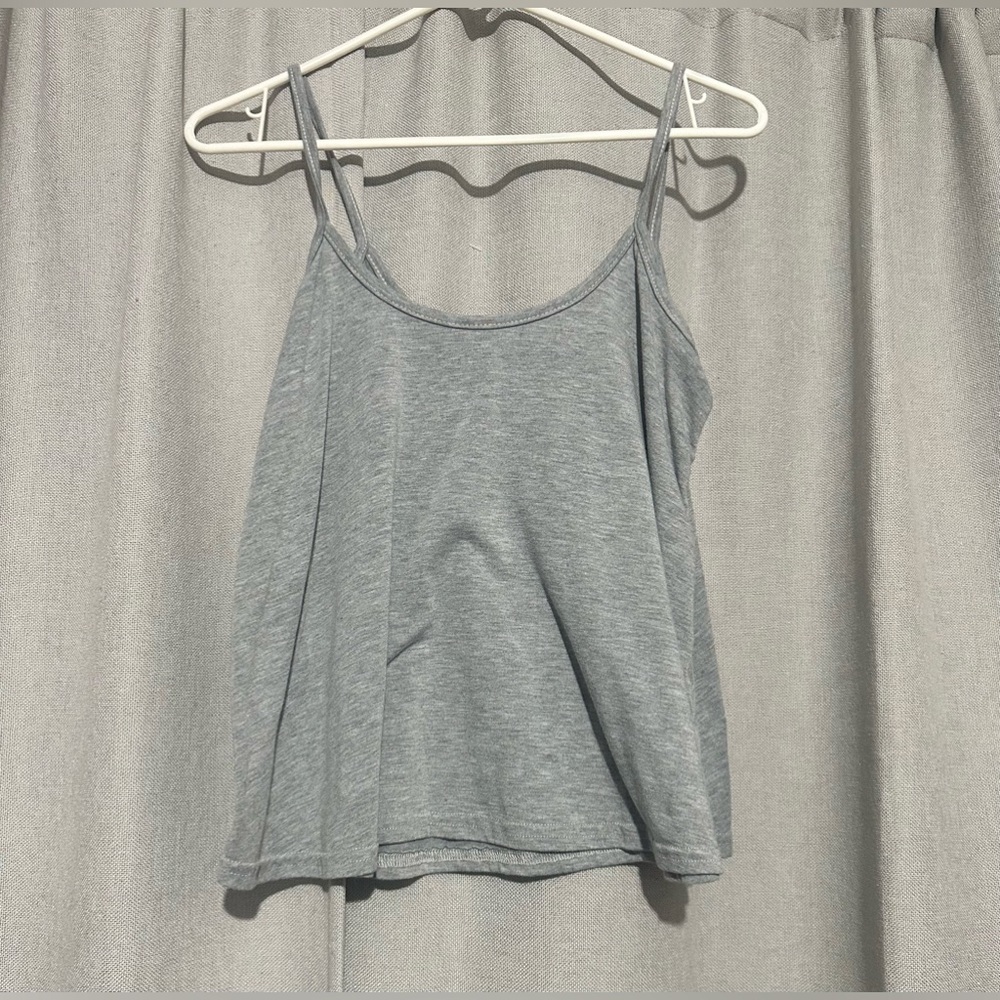 NASTYGAL GREY CAMI TOP